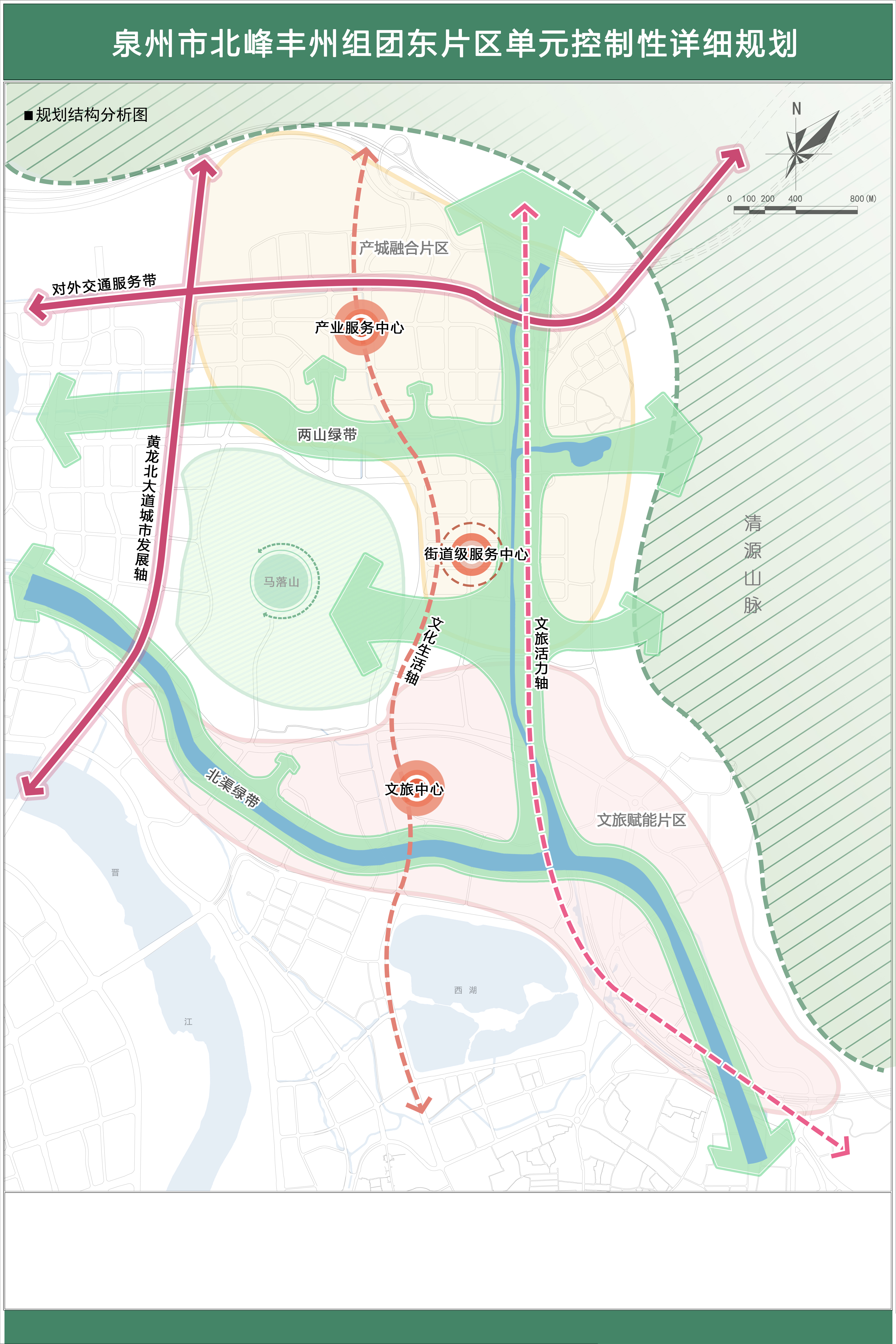 泉州市北峰丰州组团东片区单元控制性详细规划公告_规划编制成果公示_泉州市自然资源和规划局